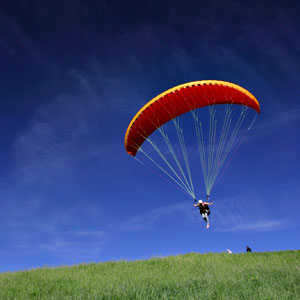 Ozone Spark PPG Glider at Beach Site