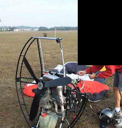 Flat Top Paramotor Crash