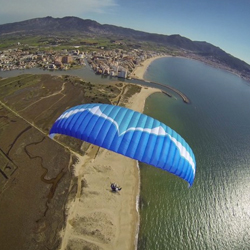 Ozone Spark PPG Glider at Beach Site